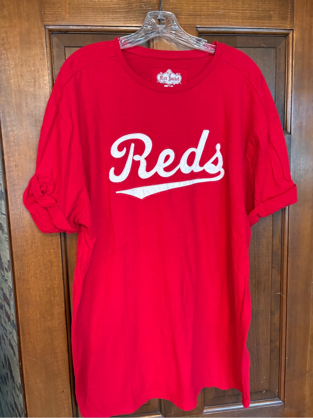 Red Jacket Reds Red Graphic Short-Sleeve Women's Shirt